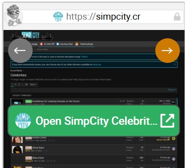 SimpCity Celebrities