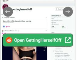 GettingHerselfOff